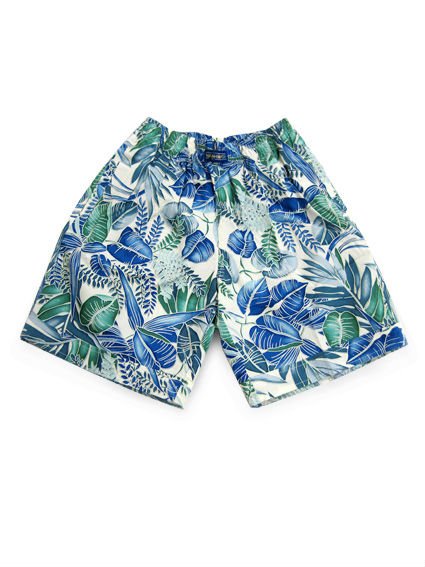 $15 off per $150 order 10pcs/lot mix Seniya&Coozy Cotton Shorts Pants Casual Hawaii Beach Style Blue Big Leaves Prints