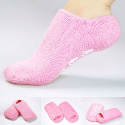 1pair Moisturize Soften Repair Whiten Skin Moisturizing Treatment Gel SPA socks Skin care socks best gift Free Shipping