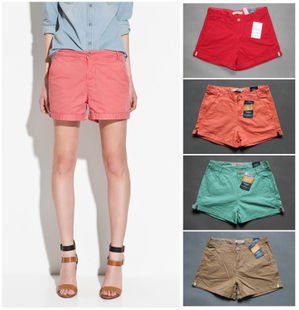 2012 hot sale 100% cotton candy colored women shorts  women hot shorts