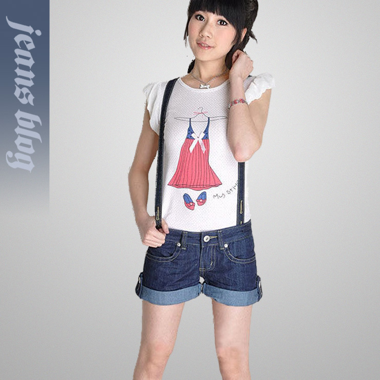 2013 Free Shipping Ladies  Fashion  Denim Jeans  Rompers  New Design Jeans  9803
