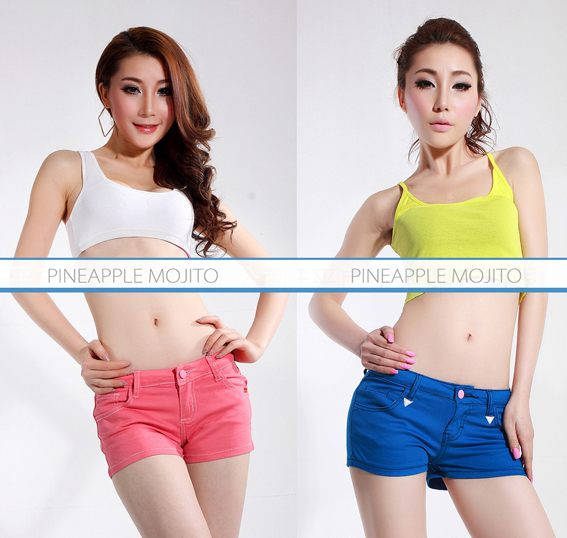 2013 Hot Sell lace candy color shorts/wholesale&retail