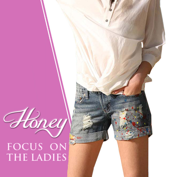 2013 New Style Free Shipping  Ladies Short Jeans Hot Denim Jeans Korean Pocket 3030