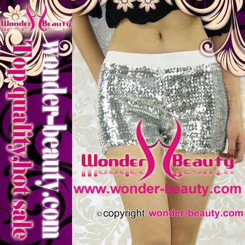 2013 New style white  sequin sexy hot pants for lady