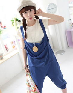 2013 Spring Womens Kangaroo Style Casual Jumpsuit With Big Pocket Fashion Ladies Loose Romper