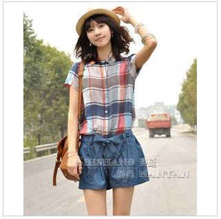 3,472 Korean ladies ' summer of 2012 new leisure fashion square joined shorts
