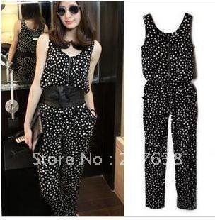 Best selling! Jumpsuits Rompers Women Fashion Sexy Sleeveless Pants+free shipping BY EMS Retail&Wholesale 30PCS/LOT