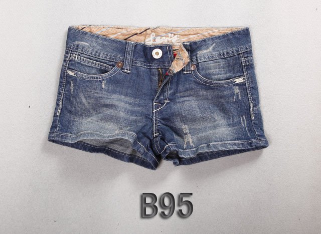 Brand new Lady denim shorts,women's jeans shorts,hot sale ladies' denim short pants size:26-32,free shipping B95