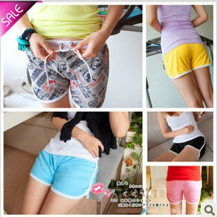 Candy ladies Summer Shorts Shorts pants Beach Tennis Shorts One size fits all, cotton/free shipping