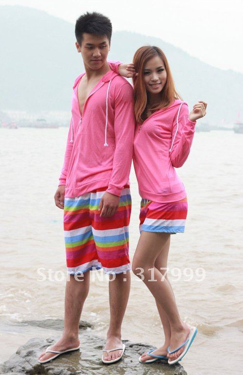 Couple beach pants Short beach wear Set B030