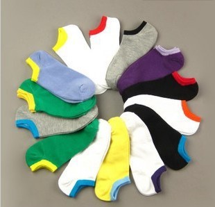 Cute candy color ankle sport sock for women 10 pairs/Lot