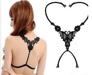 DHL free shipping 500pcs/lot Ladies fashion Butterfly Sexy Style ADJUSTABLE BRA BELT SHOULDER STRAP multi color available