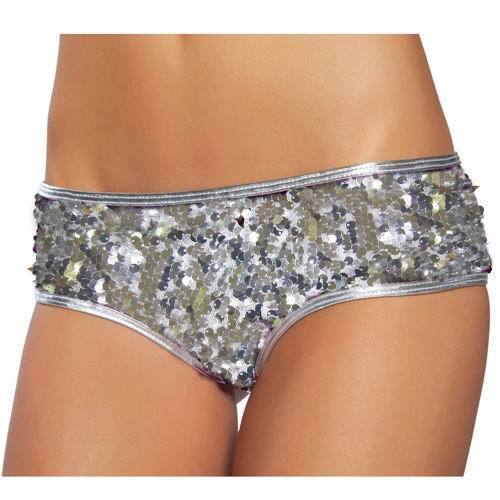 Dl silver sexy paillette single-shorts c7575-1