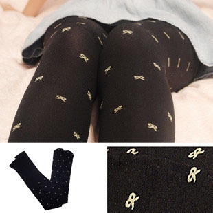 Fashion Autumn and winter love butterfly dot women pantyhose, excellent elastic socks