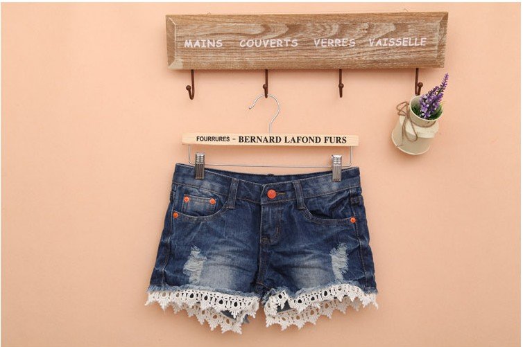 Free Shipping (1 pieces/lot) missfeel flagship of quality denim shorts,high quality short pants