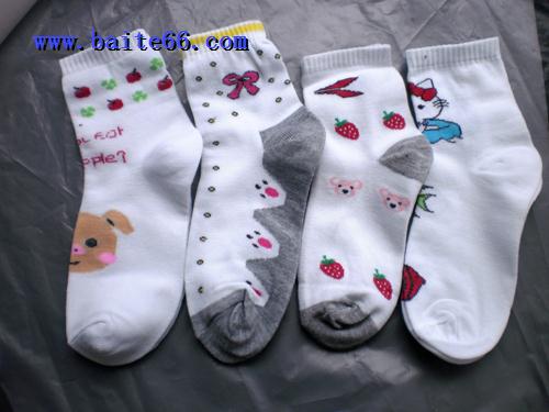 Free Shipping(20 pairs/lot)  Women Autumn Winter Season Plant Lovely Creative Cartoon Thin Cotton Socks Wholesale