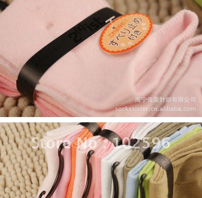 Free  Shipping:  2012  new   arrivals   candy   color   casual    women's  socks        Li12084