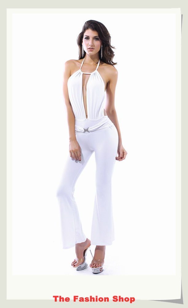 Free shipping!2012 New Fashion Ladies' Jumpsuits,Sexy Women Rompers,Clubwear,One size,NA8521,White
