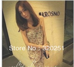 free shipping 2013 new hot women's favorite small floral jumpsuit Strapless Jumpsuit a681 of