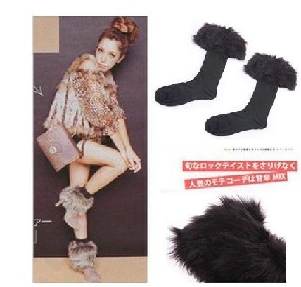 Free shipping(2pairs/lot)Lady warm fur socks Winter socks  Ankle boot socks