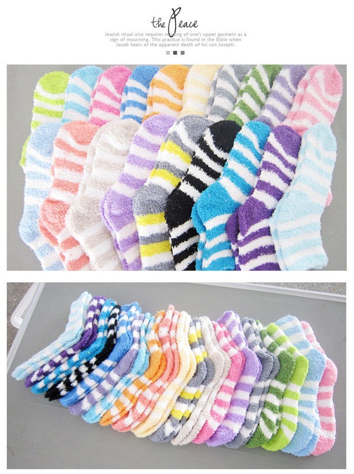 Free shipping Autumn and winter thick  women  warm socks  floor socks wholesale 2012