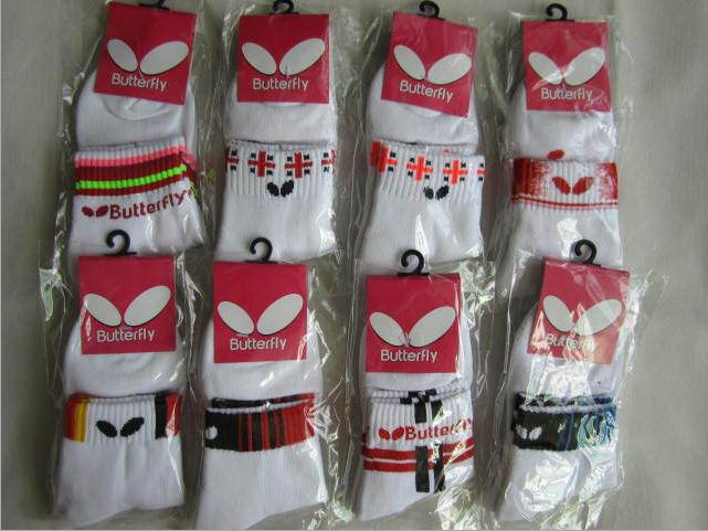 FREE SHIPPING   Butterfly table tennis women's socks BUTTERFLY professional table tennis sports socks