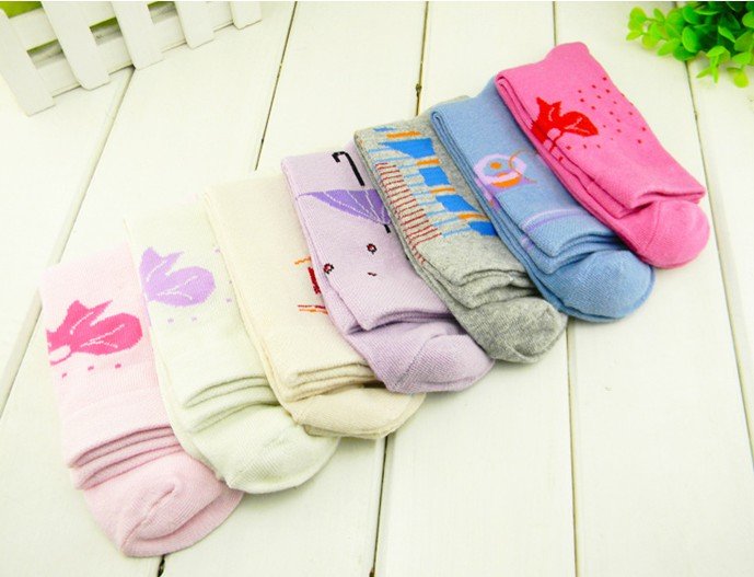 Free Shipping,Fashion Breathing Soft Combed Cotton Women's Mix Style Ankle Sports Socks