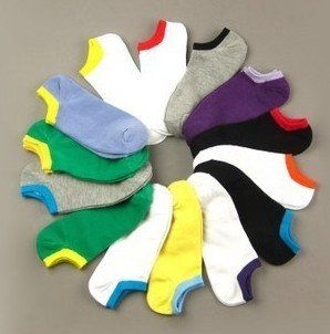 Free Shipping For  Socks Women White 10pairs/lot(mixed colors accepted)