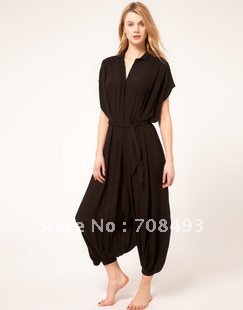 Free shipping high quality fashion cotton trousers /  fashion Jumpsuits /  summer Jumpsuits / Jumpsuits women /  Jumpsuits 2012