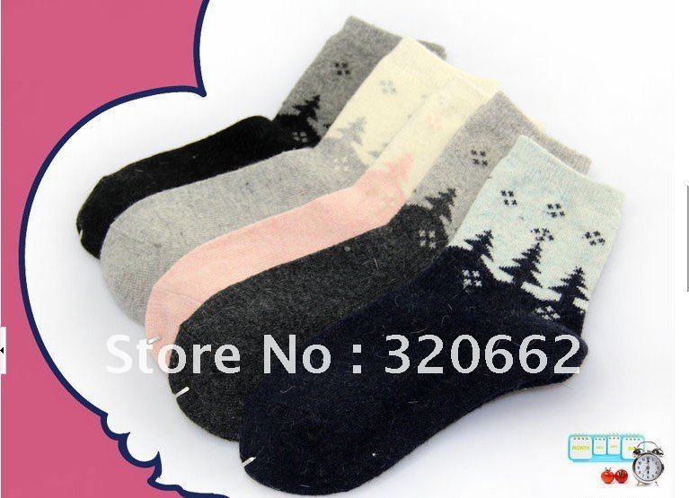 free shipping! Hotsale women wool socks female winter  thick Christmas socks stocking socks excellent quality 20pair/lot