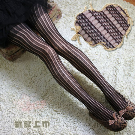 Free shipping,Jacquard lace stockings,Personality hollow fishnet stockings