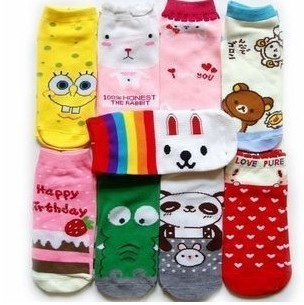 free shipping Lovely socks cartoon socks sports socks