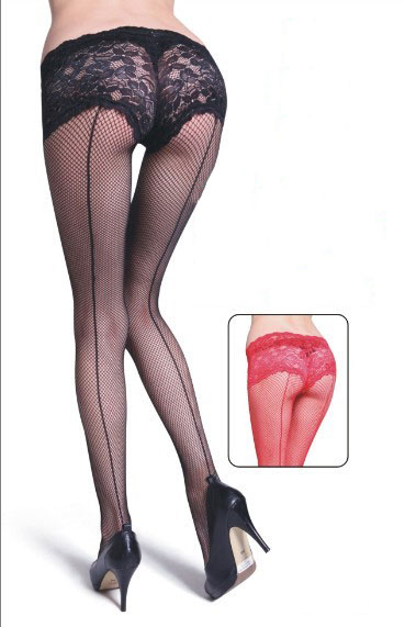 FREE SHIPPING! Retail and Wholesale! mesh lace decoration sexy slim stovepipe pantyhose 7730