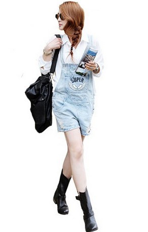 Free shipping Women`s Overalls short Jeans, Suspender trousers  Pants Jumpsuit ,