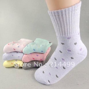 Free shipping Women Winter Warm High Quality 100% Cotton Thickening Female Towel Socks