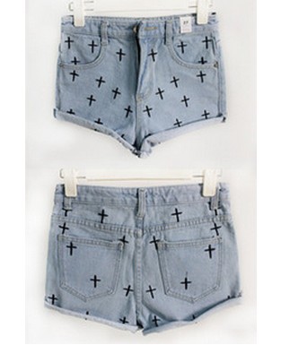 Free Shopping  Cross denim shorts TB 2789