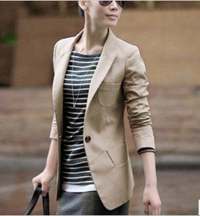 Free shopping!Spring new 2012 new women's Korean version of cultivating a long section of the small suit women suit coat
