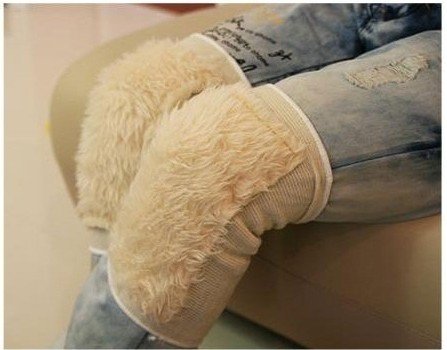 freeshipping Warm wool cashmere imitation wool arthritis knee pads kneepads
