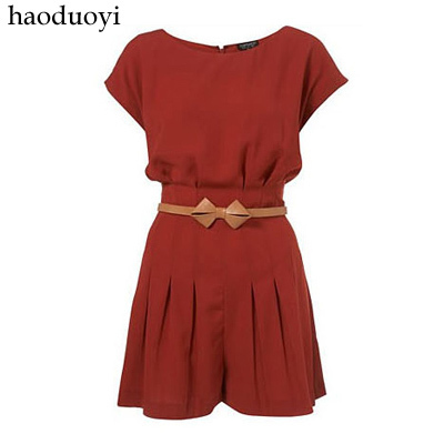 Haoduoyi2012 fashion wind beautiful vintage batwing sleeve jumpsuit no belt 5 full