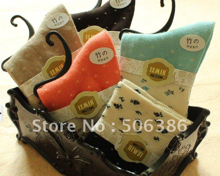 High-grade antibacterial bamboo fiber fashion socks,Bamboo fiber women/ladies winter socks,fashion women's socks free shipping