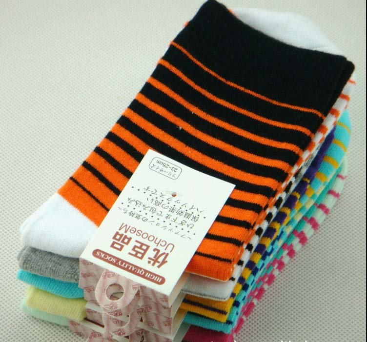 High quality 10 pairs/ lot fashion women's socks pure cotton stockings sport sock wholesale dw2017