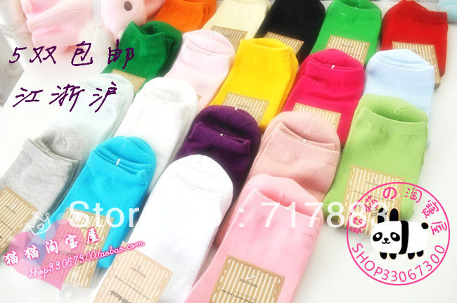 HOLIDAY SALE,2013 FASHION cat candy solid sock breathable 100% cotton ladies socks,FREE SHIPPING