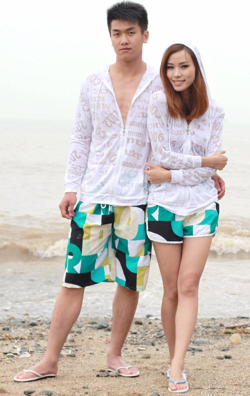 HOT SELL !!Sexy Couple beach pants Short beach wear B008