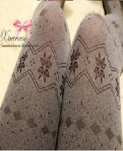 iZone 8155 christmas heather grey color pantyhose autumn and winter socks stockings socks