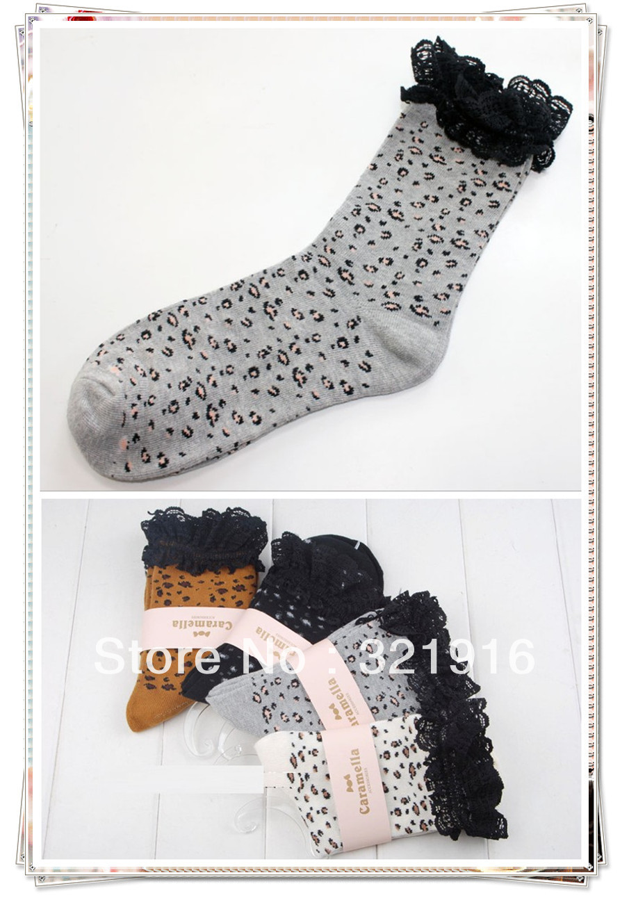 leopard socks  fashion sokcs free shipping socks  lace  best  selling  wholesale  price  socks women 12 prs  pack  mix colours