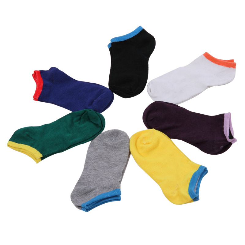 Male Women sweat absorbing sports invisible sock slippers spring and summer cotton socks c743