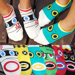 Min Order $10(mixed order)Creative funny cute new autumn couples socks ship socks for men and women WHOLESALE FREE SHIPPING