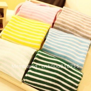 Min Order $10(mixed order) Retail Cute candy stripe cotton socks
