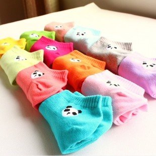Min Order $10(mixed order) Retail Cute panda pattern SLIPPERS  ,cotton socks,ladies's socks
