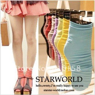 New Arrival Colorful cotton vintage piles of socks fashion socks Women sexy candy stocks half stockings 40pairs/lot