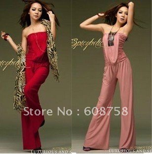 New pattern Pleated Significantly thinner Jumpsuit,Bohemia style Pants skirt